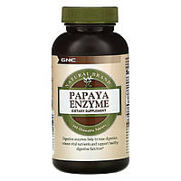 GNC, Natural Brand, ферменти папайї, 240 жувальних таблеток