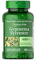 Джімнема Сильвестра, Gymnema Sylvestre, Puritan's Pride, 400 мг, 180 таблеток