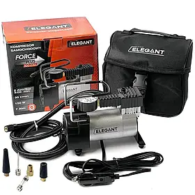 Автомобільний компресор 12V, 35 л/хв, 7атм, 150Вт Elegant Force PLUS 100 030