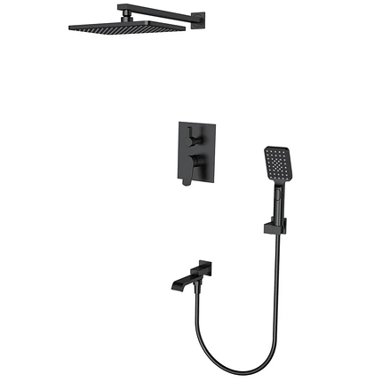Вбудована душова система MX Premium DALI 009 INNER BOX Black, фото 1
