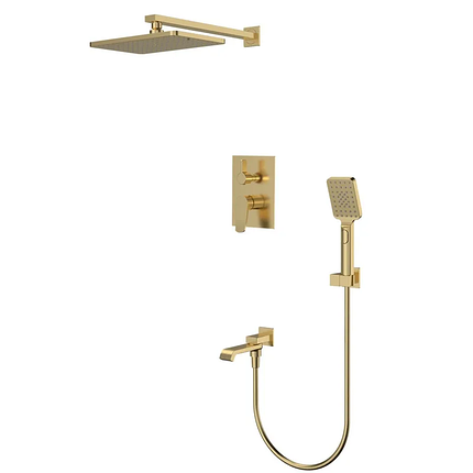 Вбудована душова система MX Premium DALI 009 INNER BOX Brushed Gold, фото 1