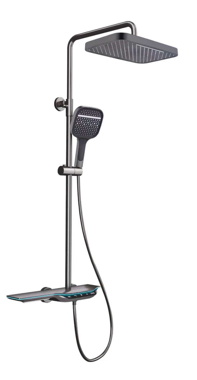Душова колона з термостатичним змішувачем MX Premium SPACE-009-J Graphite, 3 режими