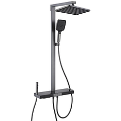 Душова колона з термостатичним змішувачем MX Premium Next-009-J Graphite, 4 режими