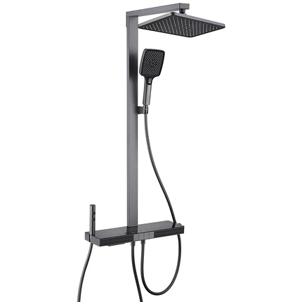 Душова колона з термостатичним змішувачем MX Premium Next-009-J Graphite, 4 режими, фото 1
