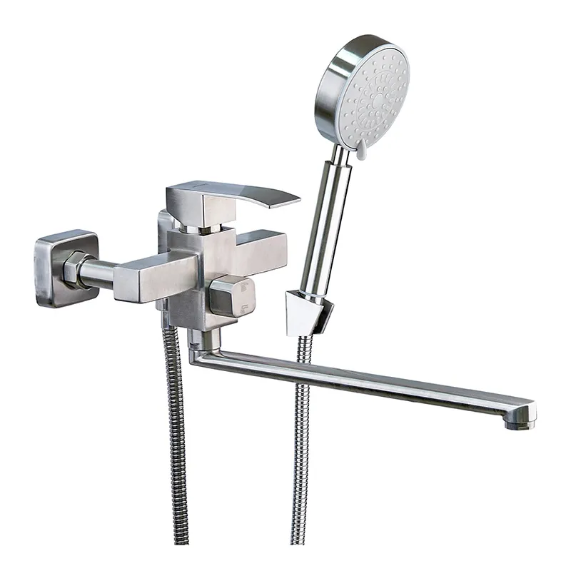 Змішувач для ванної MX AMA-006 Euro з нержавіючої сталі