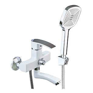 Змішувач для ванної MX Magnum 009 Euro White-Chrome, фото 1