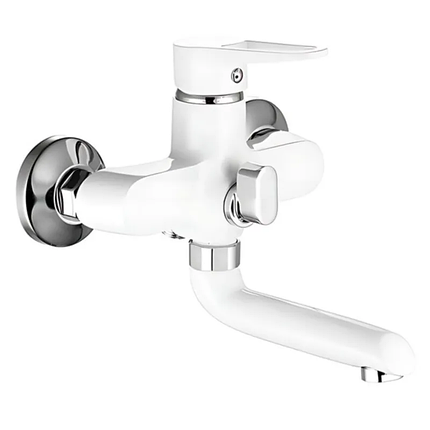 Змішувач для ванни MX Elba 009 Euro WHITE, фото 1