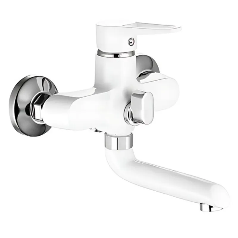 Змішувач для ванни MX Elba 009 Euro WHITE