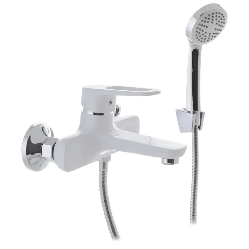 Змішувач для ванни з коротким виливом MX NEVADA 009 EURO Білий