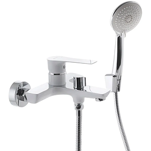 Змішувач для ванни з коротким виливом MX Premium EVA 009 EURO Білий, фото 1