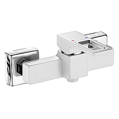 Змішувач для душової кабіни MX Premium DANTE 003 White-Chrome