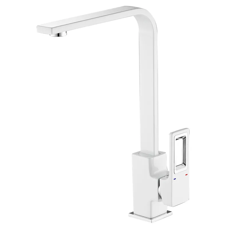 Змішувач для кухні MX Premium DANTE 017 White-Chrome