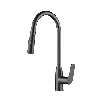 Змішувач для кухні MX Premium DERBY 014 Nut GRAPHITE, фото 1