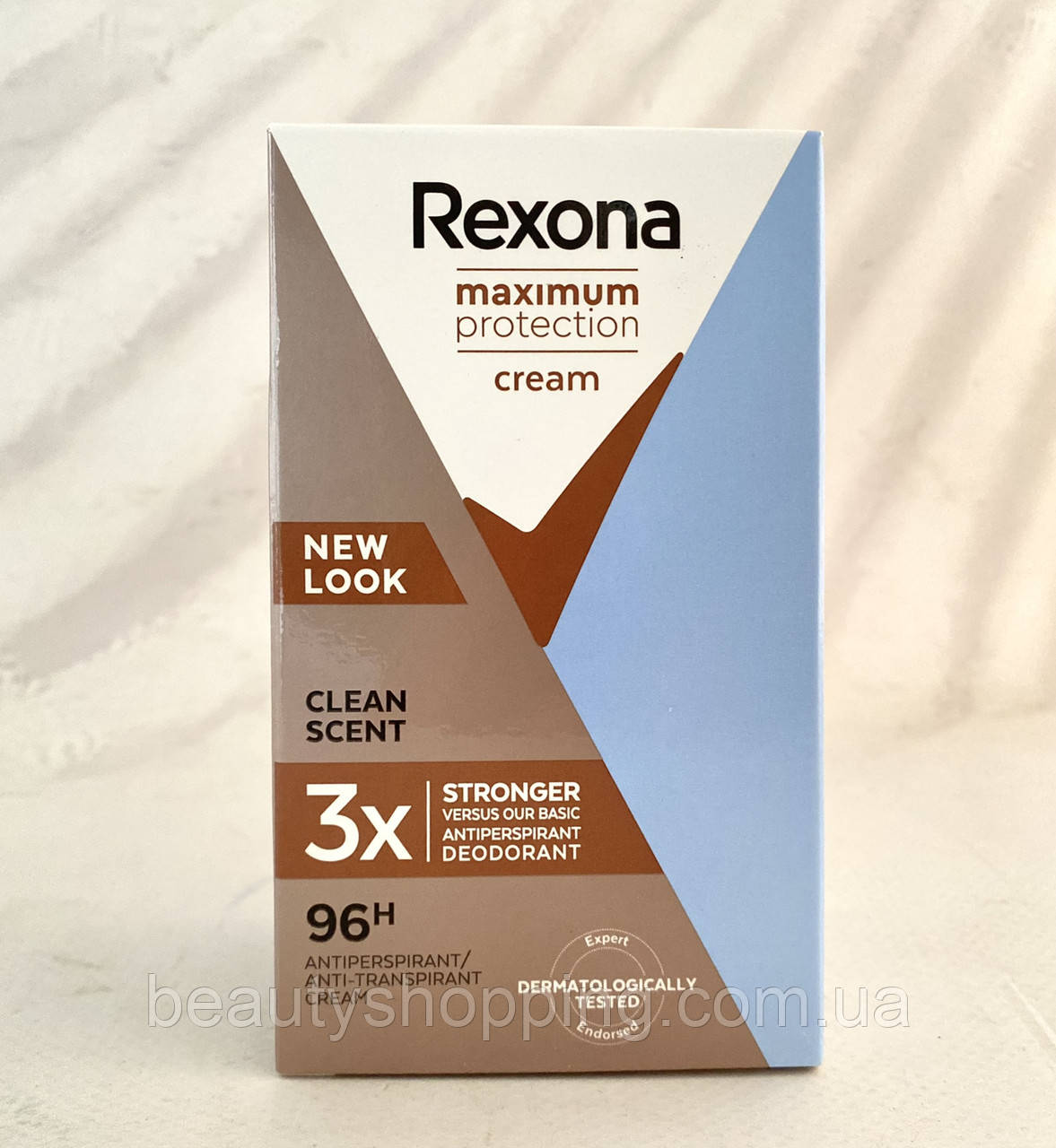Рексона кремовий антиперспірант 96 годин захисту Rexona Clean Scent maximum protect cream