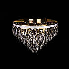 Кришталева люстра на 8 лампи на пульті управління колір мідний PM-P5-E3149/8+6/COOPER, фото 3