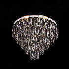 Кришталева люстра на 8 лампи на пульті управління колір мідний PM-P5-E3149/8+6/COOPER, фото 5