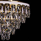 Кришталева люстра на 8 лампи на пульті управління колір мідний PM-P5-E3149/8+6/COOPER, фото 6