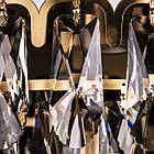 Кришталева люстра на 8 лампи на пульті управління колір мідний PM-P5-E3149/8+6/COOPER, фото 7