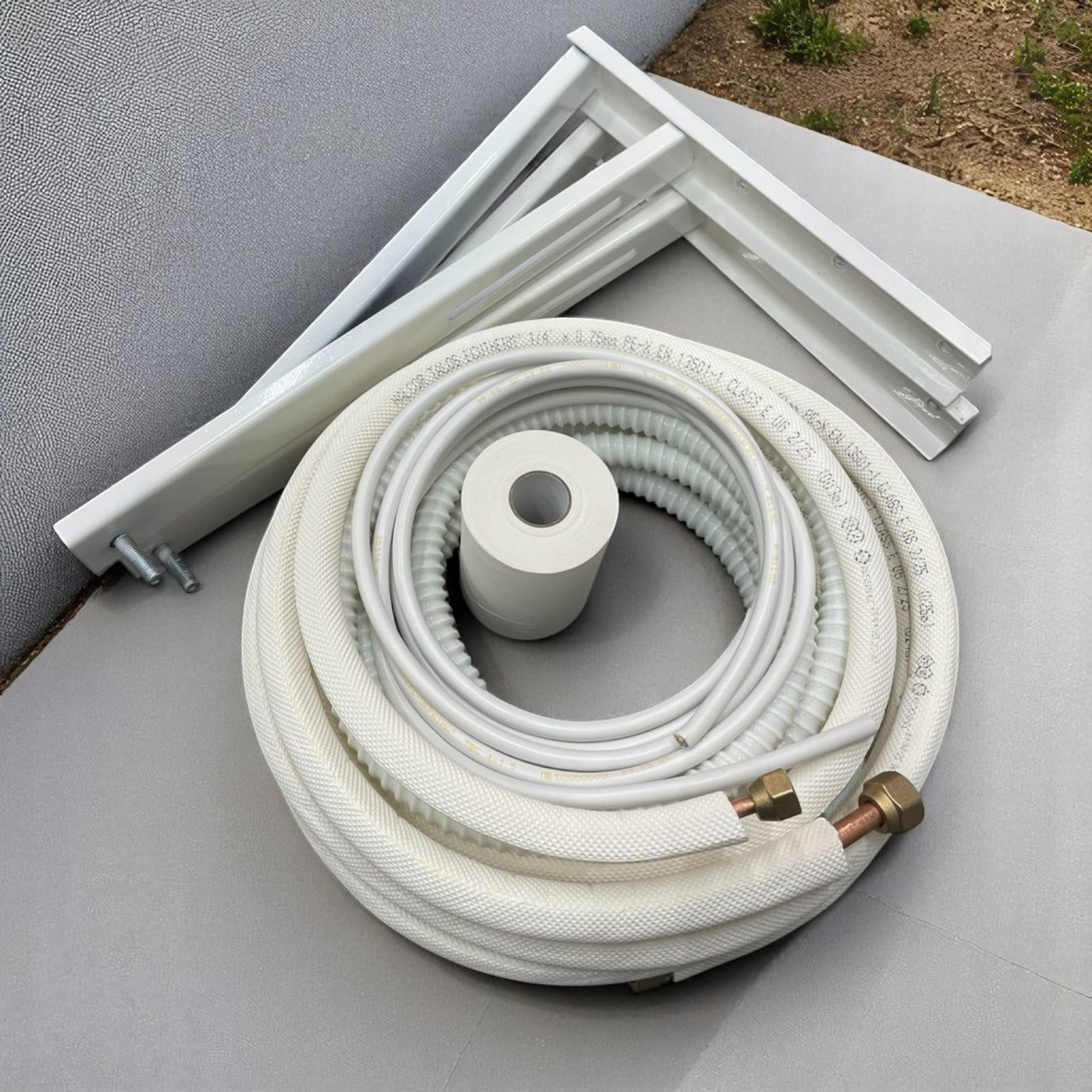 Готовий комплект для кондиционера 4 метра, с вальцовкой 1/2" и 1/4" Silmet ( Італія), фото 1