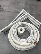 Готова міжблокова траса для самостійного монтажу кондиціонера 3 метри, з вальцьовкою 1/2" і 1/4" Pro+, фото 3