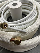 Готова міжблокова траса для самостійного монтажу кондиціонера 3 метри, з вальцьовкою 1/2" і 1/4" Pro+, фото 2