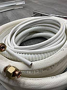 Готова міжблокова траса для самостійного монтажу кондиціонера 3 метри, з вальцьовкою 1/2" і 1/4" Pro+, фото 5