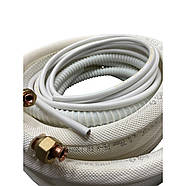 Монтажний комплект для встановлення кондиціонера 3 метри, з вальцюванням 3/8"+1/4" (Кронштейни нержавійка), фото 5