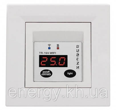 Терморегулятор з WI-FI Білий – Rubezh TR-16V-WIFI, фото 1