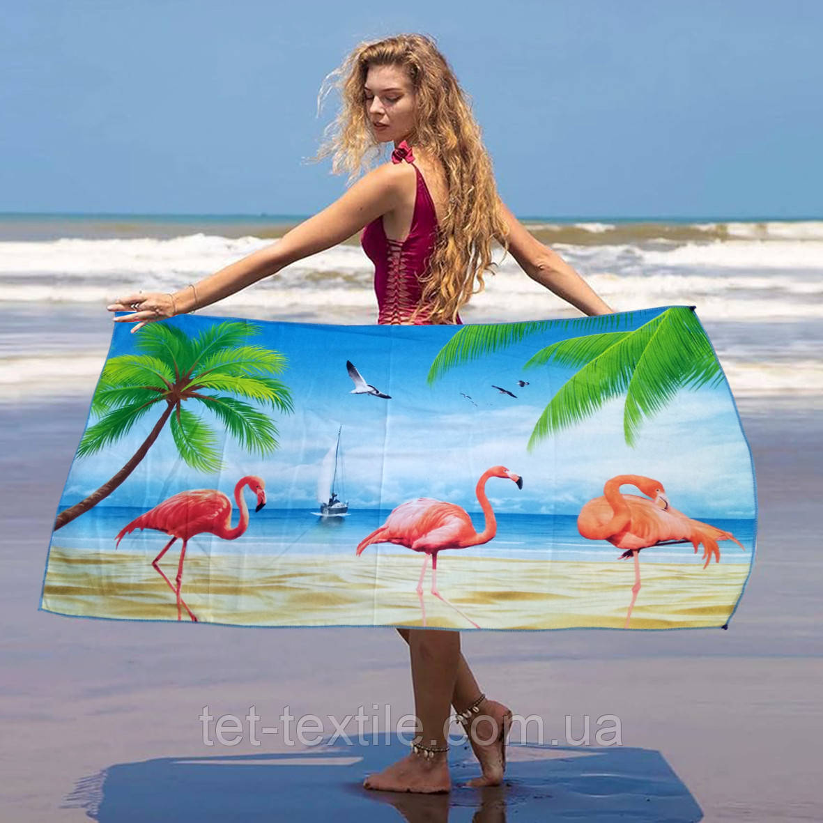 Пляжний рушник швидковисихаючий Colorful Home 70х140см