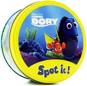 Настільна гра Spot it! Finding DORY (Доббль У пошуках Дорі або Dobble Знайди це) + УКРАЇНСЬКОЮ правила, фото 1