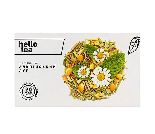 Чай пакетований Альпійський луг Hello Tea, 20 шт