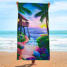 Пляжний рушник швидковисихаючий Colorful Home 90х180см