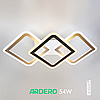 Люстра MADEIRA 54Вт AL6143 ARD біла Ardero 3000К-6500К 4320Lm LED стельова cвітлодіодна з пультом ДУ 600х260х120мм ромби, фото 3