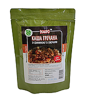 Каша гречана зі свининою 35% та овочами, 350г, МАКРО