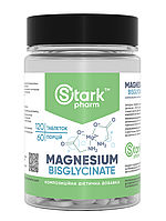 Мінерал магній Stark Pharm - Stark Magnesium Bis-Glycinate, бісгліцинат (120 таблеток)