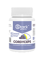 Кордицепс Stark Pharm - Stark Cordyceps (гриб кордицепс, екстракт) 500 мг, полісахаридів 40% (60 таблеток)