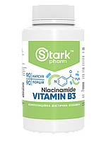 Вітамін B3 Stark Pharm - Stark Niacinamide Vitamin B3 500 мг (90 капсул) (ніацин, ніацинамід)