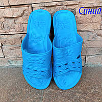 Шльопанці жіночі сині