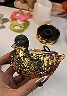 Молд для свічника «Качечка», для гіпсу, акрилового композиту, смоли. 1 шт.