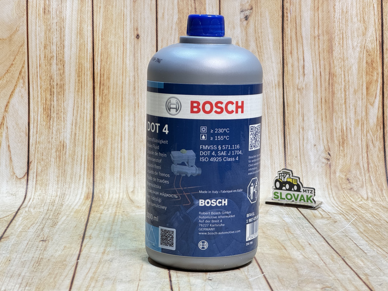 Гальмівна рідина Bosch DOT-4 1л, фото 1