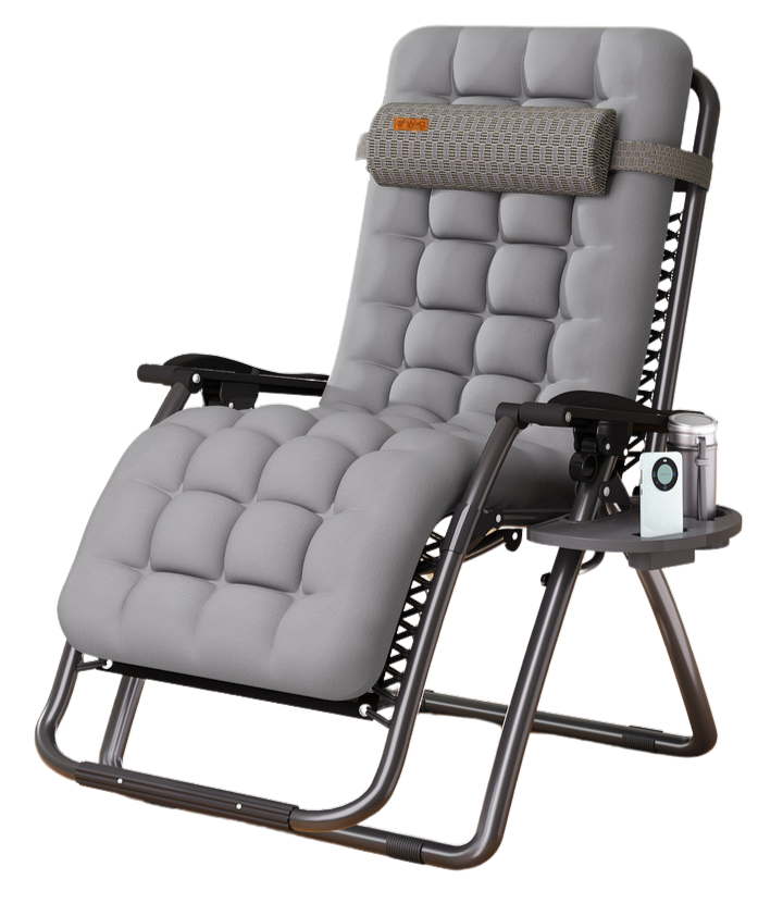 Розкладне крісло шезлонг садовий із подушкою та матрацом Zero Gravity WCG R-01 розкладачка лежак для відпочинку