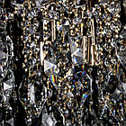 Кришталева люстра на 6 ламп з вбудованим LED підсвічуванням та пультом керування колір золотий PM-P5-E3134/6+6/FG, фото 5