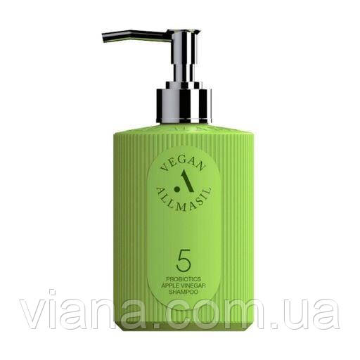 Шампунь проти лупи з яблучним оцтом Allmasil 5 Probiotics Apple Vinegar Shampoo 300 ml