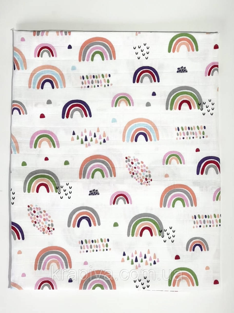 Детская пелёнка пелюшка Муслин 60*80 двухслойная ПРЕМИУМ, хлопок, пелюшка дитяча велика, бавовна двошарова, фото 1