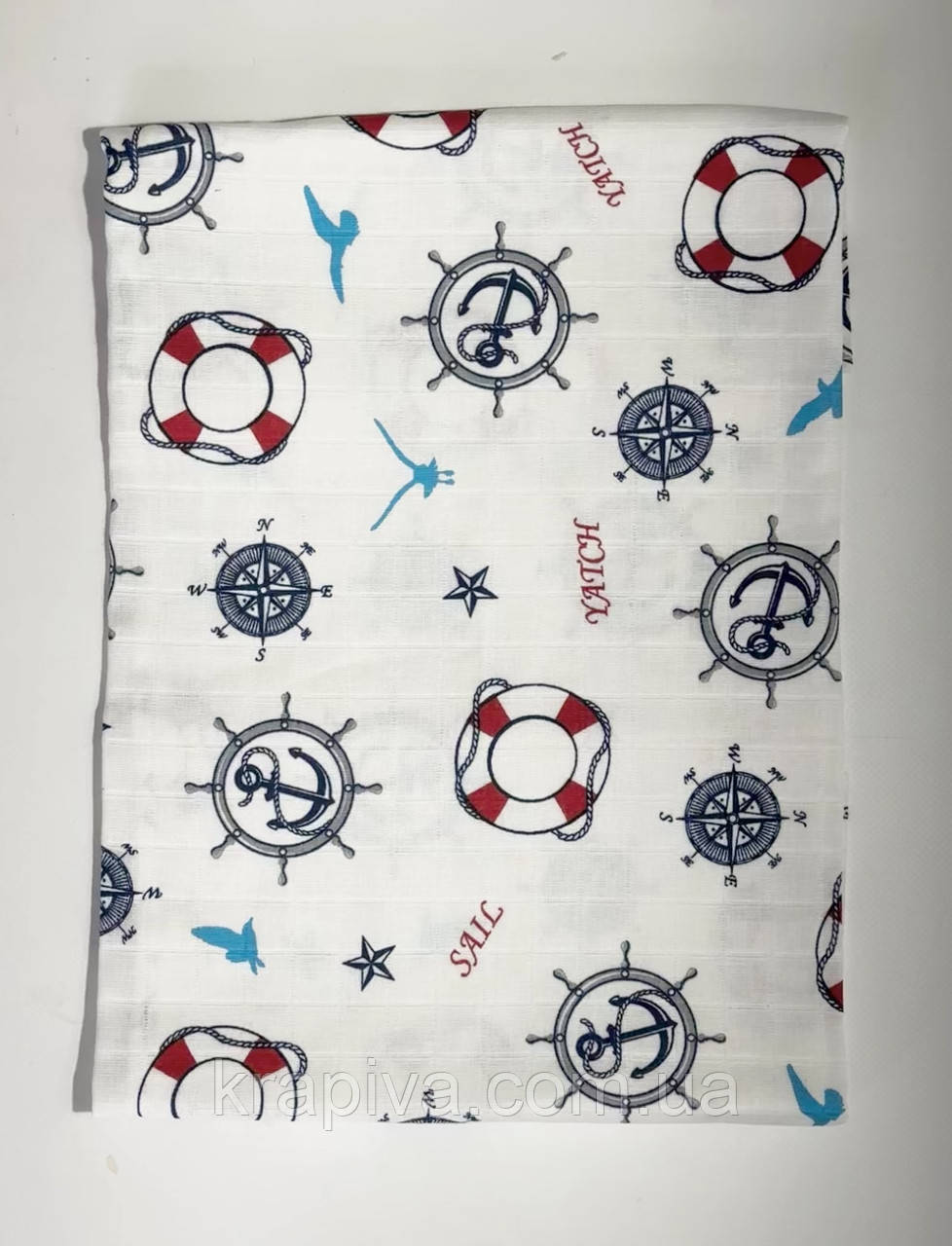 Дитяча пелюшка пелюшка Муслін 60*80 двошарова, бавовна, дитяча пелюшка велика, бавовна двошарова, фото 1