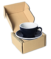 LOVERAMICS EGG Cafe Latte Cup (денім) чашка і блюдце Латте 300 мл подарункова коробка