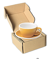 LOVERAMICS EGG Cafe Latte Cup (жовта) чашка і блюдце Латте 300 мл подарункова коробка