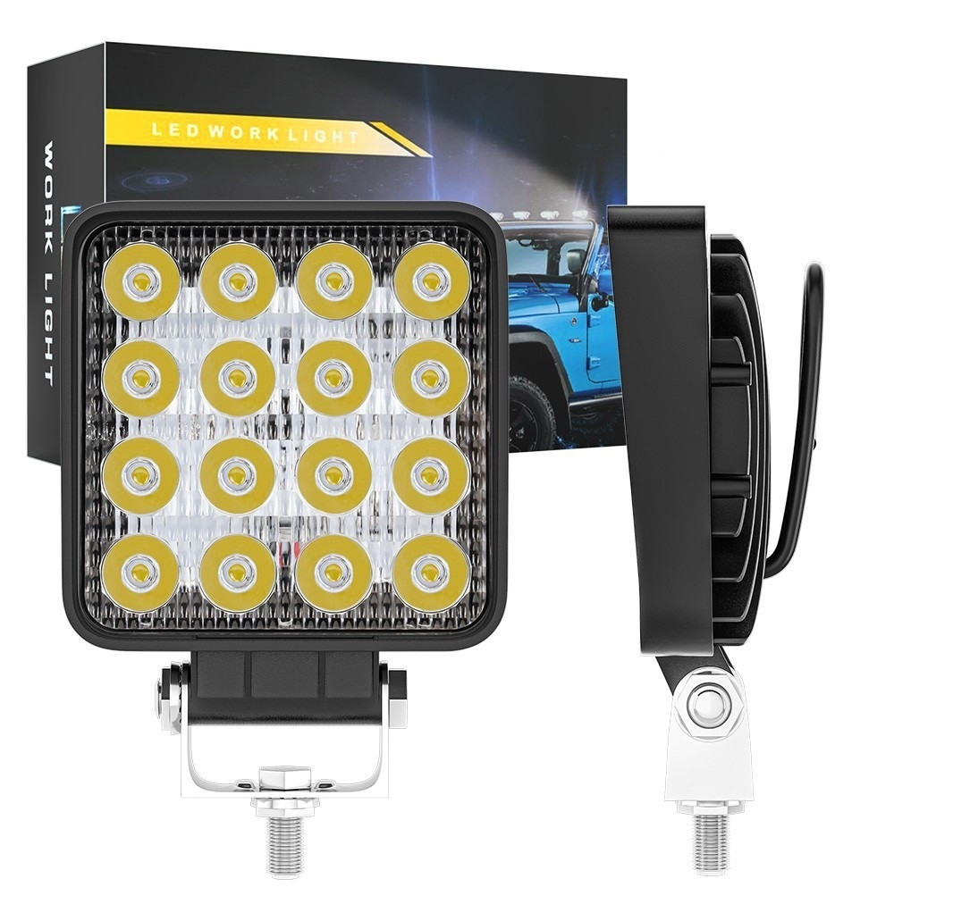LED фара DXZ 4 дюйма 12-24V 48W (6500K) Алюмінієвий корпус