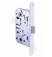 Замок для міжкімнатних дверей під фіксатор Ricardo Borelli WC кевлар 96мм з відповідною планкою MW матовий білий