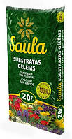 Торфяний субстрат Saula для квітів 0-20 мм 20 л
